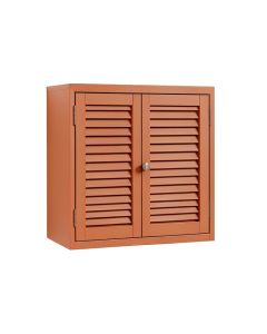 Clay Bluff Wall-Mounted Entry Cabinet - Terracotta