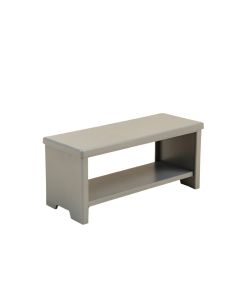 Pine Canyon Narrow Outdoor Storage Bench - Gray (synthetic illustration; no displayed measurements)