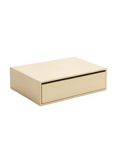 Vale Bluff Desktop Monitor Riser - Beige (synthetic illustration; no displayed measurements)