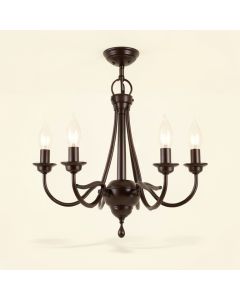 Keener 5 - Light Shaded Classic Chandelier (synthetic illustration; no displayed measurements)