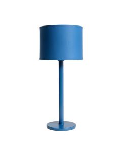 Maple Branch Floor Lamp With A Plain Fabric Shade - Blue (synthetic illustration; no displayed measurements)