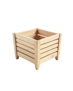 Alder Branch Empty Raised Planter - Beige