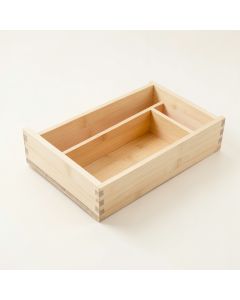 Moss Bluff Empty Pantry Drawer Organizer Insert - Ivory (synthetic illustration; no displayed measurements)