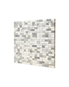 Luxe Core 10 '' X 10 '' Stone Composite Peel & Stick Mosaic Tile