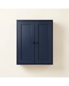 Cove Brook Wall-Mounted Entry Cabinet - Navy (synthetic illustration; no displayed measurements)