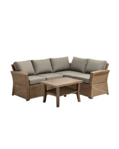 Allistor Outdoor 3 Piece Seating Group With Cushions (synthetic illustration; no displayed measurements)
