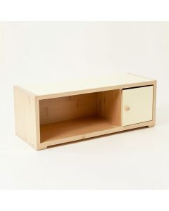 Cedar Dell Shoe Storage Bench - Cream (synthetic illustration; no displayed measurements)