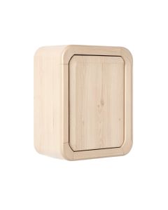 Elm Bend Wall-Mounted Laundry Cabinet - Beige