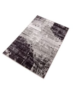 Crisfield Abstract Champagne/Plum Gray Area Rug