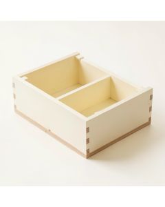 Dune Branch Empty Pantry Drawer Organizer Insert - Cream (synthetic illustration; no displayed measurements)