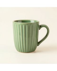 Flint Brook Ceramic Mug - Green (synthetic illustration; no displayed measurements)