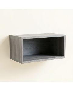 River Bend Wall-Mounted Shelf - Gray (synthetic illustration; no displayed measurements)