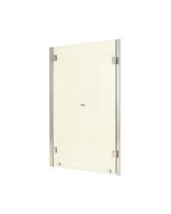 Kinkade Xl 25.25 '' W X 80 '' H Hinged Frameless Shower Door