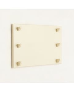 Harbor Dale Empty Wall-Mounted Tool Organizer Panel - Cream (synthetic illustration; no displayed measurements)