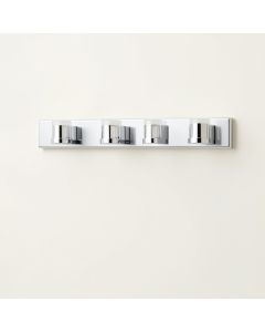 Mcgough 4 - Light Dimmable Polished Chrome Vanity Light (synthetic illustration; no displayed measurements)