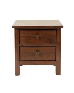1 - Drawer Solid Wood Nightstand In Espresso (synthetic illustration; no displayed measurements)