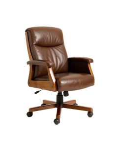 Executive Leather Chair (synthetic illustration; no displayed measurements)