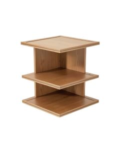 Quon Decorative Mid Century Modern 5 Piece Diamond Corner Shelf