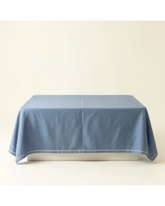 Hill Bend Flat Bed Sheet - Blue (synthetic illustration; no displayed measurements)