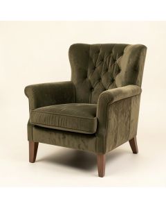 Ivo 30 '' Wide Tufted Wingback Chair (synthetic illustration; no displayed measurements)