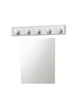 Addlie 5-Light Dimmable Chrome Vanity Light