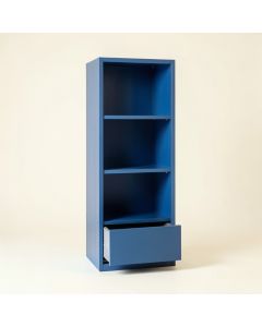 Laurel Dale Narrow Cubby Tower - Blue (synthetic illustration; no displayed measurements)