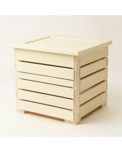 Linden Arc Closed Garden Compost Bin - Cream (synthetic illustration; no displayed measurements)