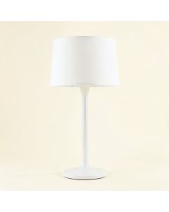 Brook Arc Floor Lamp With A Plain Fabric Shade (synthetic illustration; no displayed measurements)