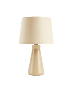 Spruce Bluff Table Lamp With A Plain Fabric Shade - Beige