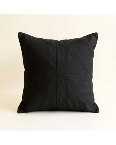 Stone Crest Filled Accent Pillow - Black (synthetic illustration; no displayed measurements)