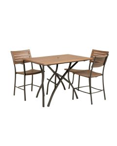 Rixensart Outdoor 3 Piece Bistro Set