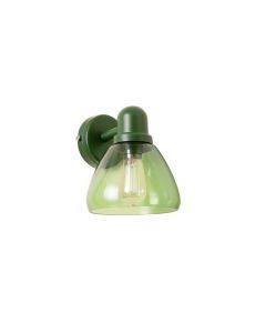 Clay Branch Wall Sconce Mounted On A Plain Wall - Green (synthetic illustration; no displayed measurements)