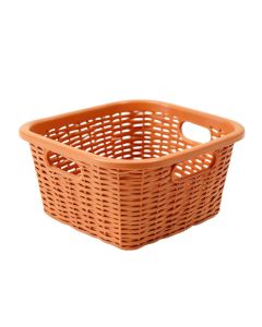 Willow Branch Empty Storage Basket - Terracotta
