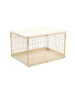 Brook Crossing Empty Furniture-Style Pet Crate - Ivory (synthetic illustration; no displayed measurements)