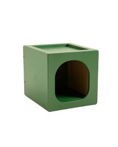 Clay Bend Wall-Mounted Cat Perch - Green (synthetic illustration; no displayed measurements)