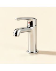 Waterfall Heavy Cast Single Hole Bathroom Faucet (synthetic illustration; no displayed measurements)