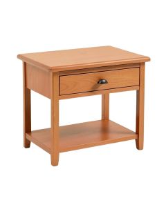 Ash Falls Nightstand - Terracotta (synthetic illustration; no displayed measurements)