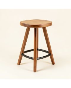 Tauber Swivel Solid Wood Counter & Bar Stool (synthetic illustration; no displayed measurements)