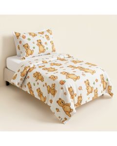 Winnie The Pooh First Best Friend 4 Piece Crib Bedding Set (synthetic illustration; no displayed measurements)