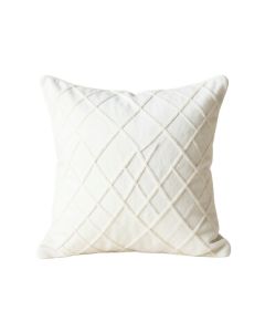Field Bluff Filled Accent Pillow - White