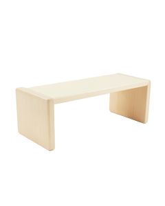 Wren Arc Indoor Bench - Cream (synthetic illustration; no displayed measurements)