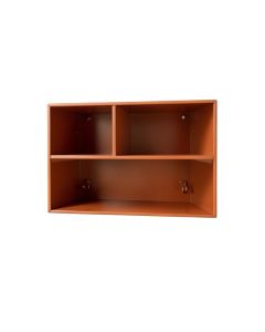 Hazel Bend Wall-Mounted Entryway Organizer Shelf - Terracotta