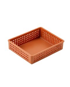 Cedar Canyon Empty Under-Desk Cable Tray - Terracotta