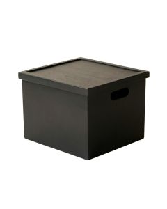 Dawn Bluff Low Toy Storage Unit - Black (synthetic illustration; no displayed measurements)