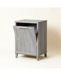 Flint Bluff Freestanding Pull-Out Hamper Cabinet - Gray (synthetic illustration; no displayed measurements)
