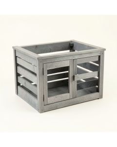 Briar Crest Empty Furniture-Style Pet Crate - Gray (synthetic illustration; no displayed measurements)