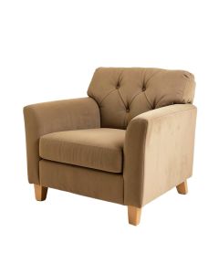 Valeria 30 '' Wide Tufted Polyester Armchair (synthetic illustration; no displayed measurements)