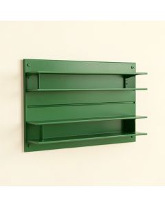 Cliff Canyon Empty Wall-Mounted Tool Organizer Panel - Green (synthetic illustration; no displayed measurements)