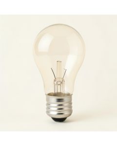 60 Watt Incandescent Non-Dimmable Light Bulb E12/Candelabra Base (synthetic illustration; no displayed measurements)