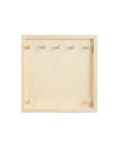 Heath Dale Empty Wall-Mounted Tool Organizer Panel - Ivory